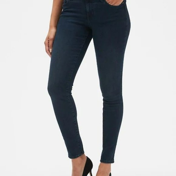 Gap Denim Sculpted Legging Mid Rise Stretch 5-Pocket Super Skinny Size 2… - Picture 3 of 14